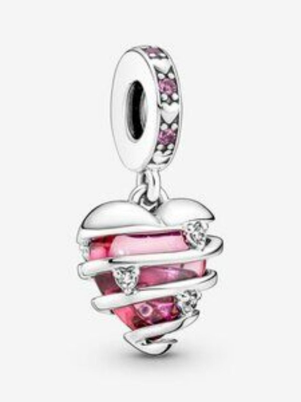 Pandora Love Confession Heart Spiral Charm
